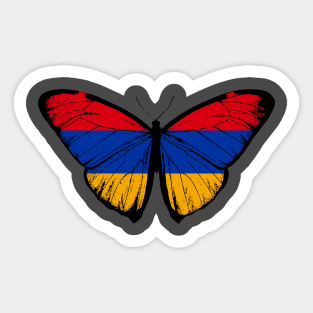 Vintage Armenia Butterfly Moth | Pray For Armenians and Stand with Armenia Sticker